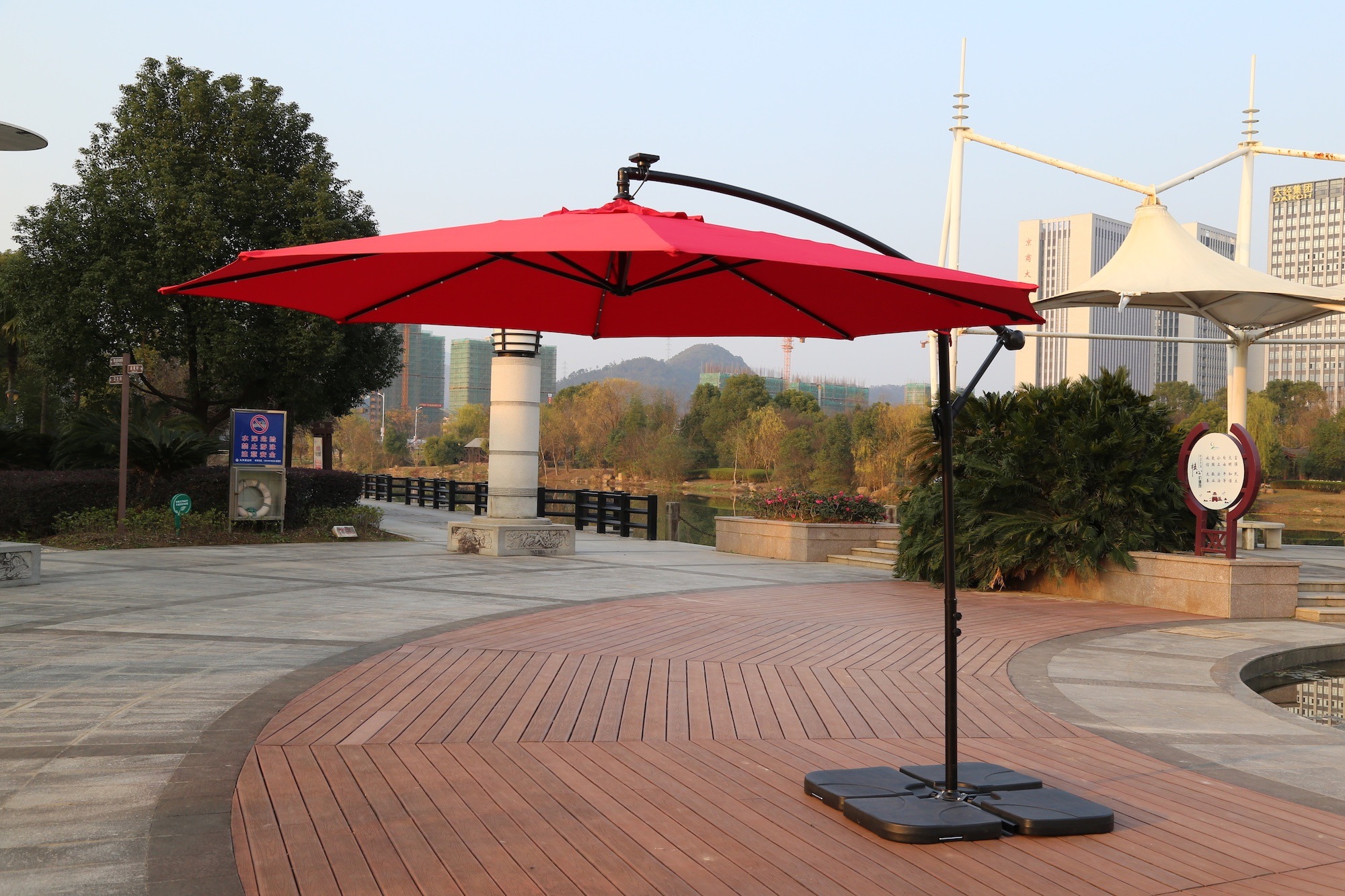 Cantilever Umbrella Linmaopatio Outdoor Furniture Manufacturer