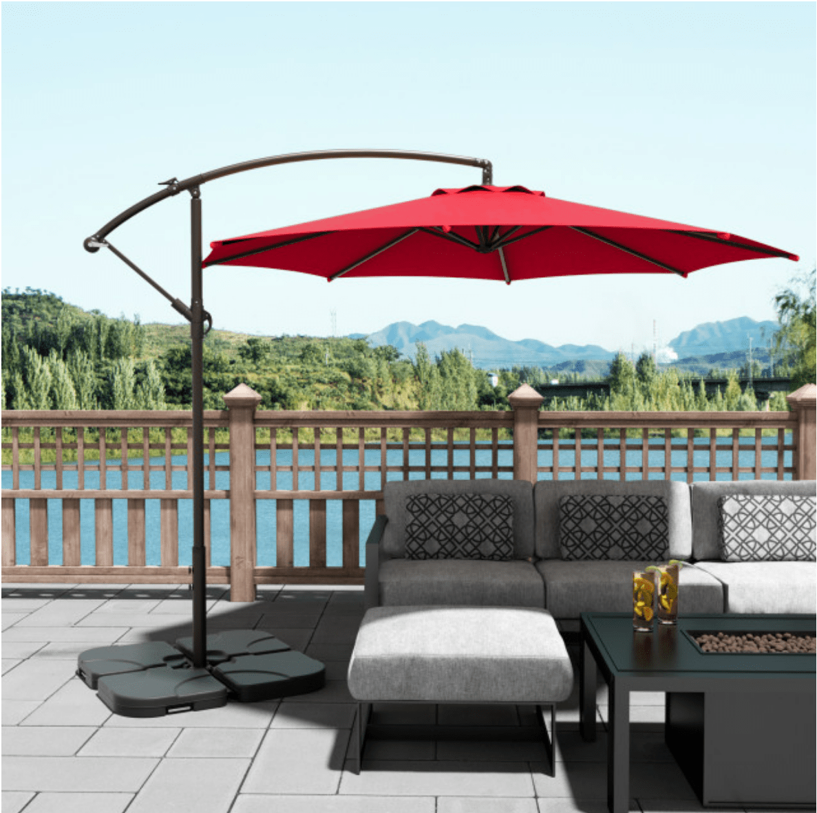 Hanging Garden Umbrella Lmpatio Manufacturer