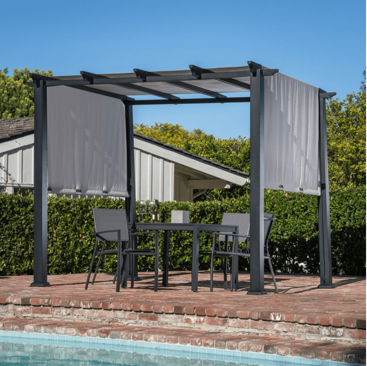 Pergola With Canopy Lmpatio Manufacturer