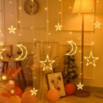 Clear Led Star And Snowflake Window Curtain Christmas Lights Lm Factory