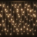 Christmas Lighting Led Curtain Icicle Lights Hanging Lights Warm White Lm Patio Manufactory