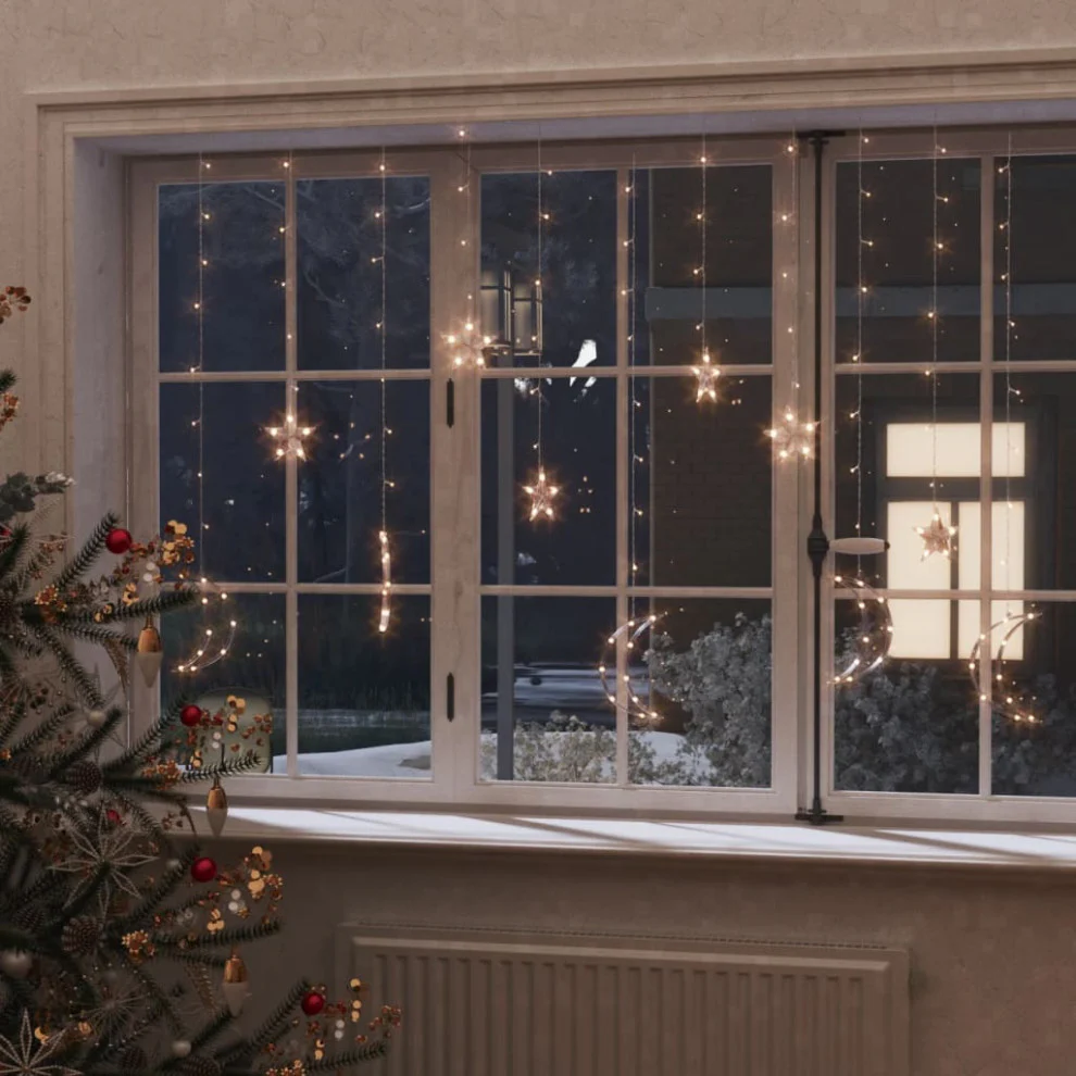 Moon Lights With 138 Leds Warm White Lm Patio Manufactory